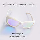 White Frame 532nm  Laser Machine Green Light 	Laser Safety Goggles