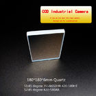 Square 180*180*6mm CCD Lens S1 45 Degree 355 650HR 420-580HT S2 45 Degree 420-580AR Quartz