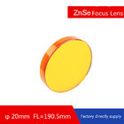 Plano Convex FL 190.5mm IR Optics Znse Focus Lens 20mm Diameter