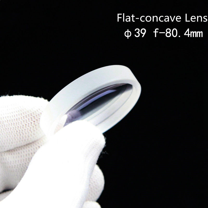 400-700nmAR Laser Focusing Lens Dia 39mm Flat Concave Lens