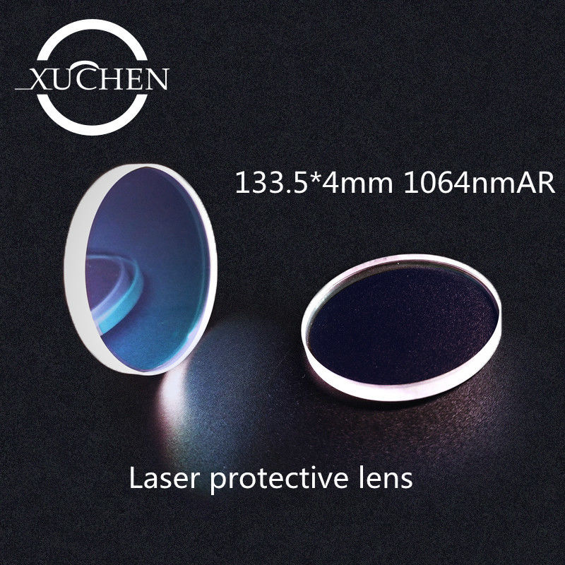 133.5*4mm 1064nmAR Optical Glass Laser Machine Lens Quartz